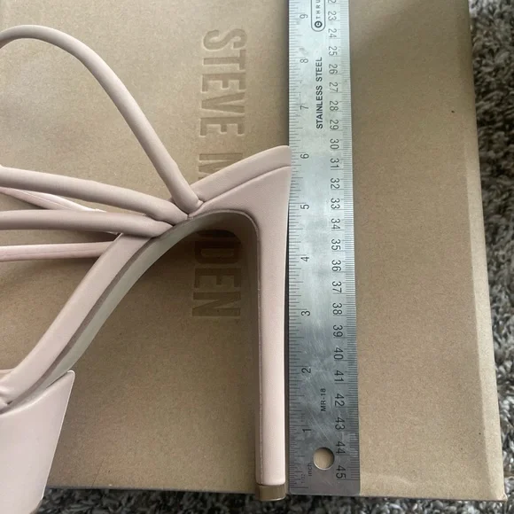 Steve Madden Women's Pink Strappy Heels - Picture 5 of 5